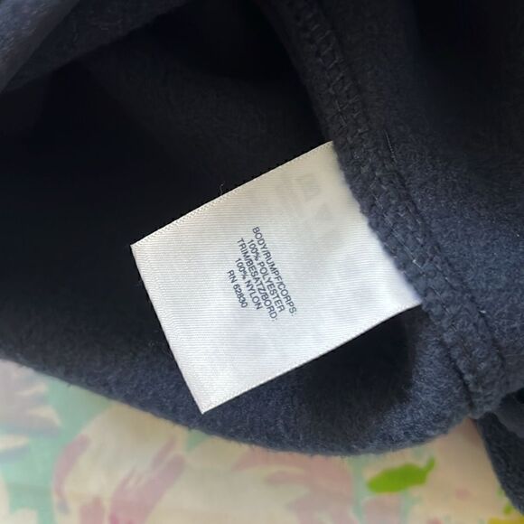 Lands End Colorblock 1/4 Snap Fleece - M - Picture 9 of 12